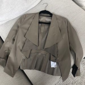 ‼️FINAL OFFER‼️ Zara faux leather/suede blazer